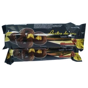 Caja Blister ARITO de Coco bañado en CHOCOLATE x 32 unidades